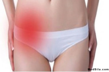 Очаг боли при гинекологической патологии